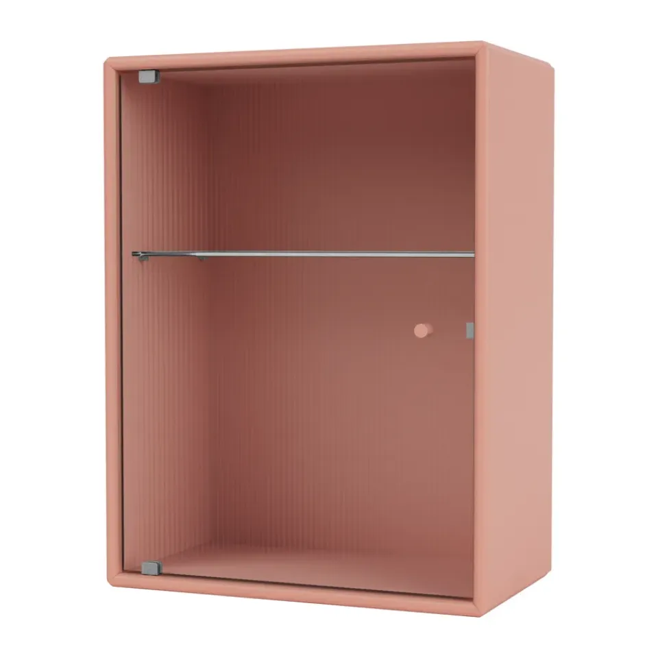 Discount Montana Armario de baño Ripple 35,4x46,8x20 cm, Rhubarb Rosa