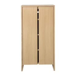 Ferm Living Armario Parcel , Natural oak 55×30×110 cm Beige