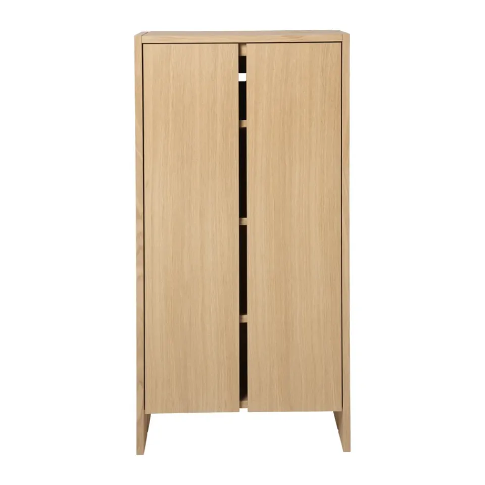 Ferm Living Armario Parcel , Natural oak 55×30×110 cm Beige