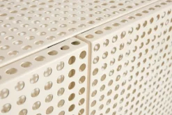 New HAY Armario Perforated Cabinet large, Eggshell Blanco