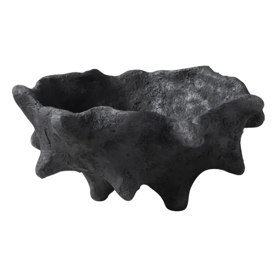 Outlet Mette Ditmer Art piece castaña Ø20 cm, Black Negro