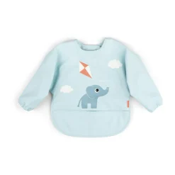 Hot Done by deer Babero con mangas Playground, Blue Azul