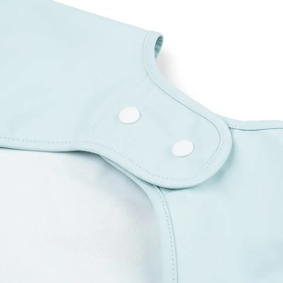Hot Done by deer Babero con mangas Playground, Blue Azul