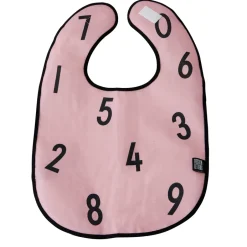 New Design Letters Babero haklapp cifras, Rosa