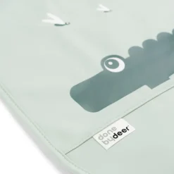 Outlet Done by deer Baberos con velcro Croco 2-pack, Green Verde