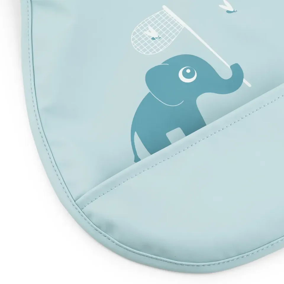 Discount Done by deer Baberos Elphee Tiny 2-pack, Blue Azul