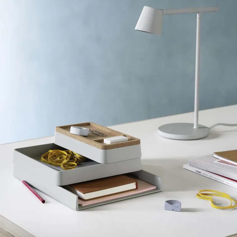 Online Muuto Bandeja Arrange Desktop 12x25 cm, Grey Gris