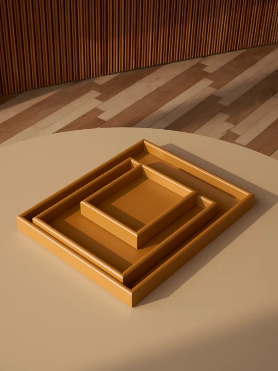 Best Montana Bandeja Arrange small 17,3x21,4 cm, Amber Naranja