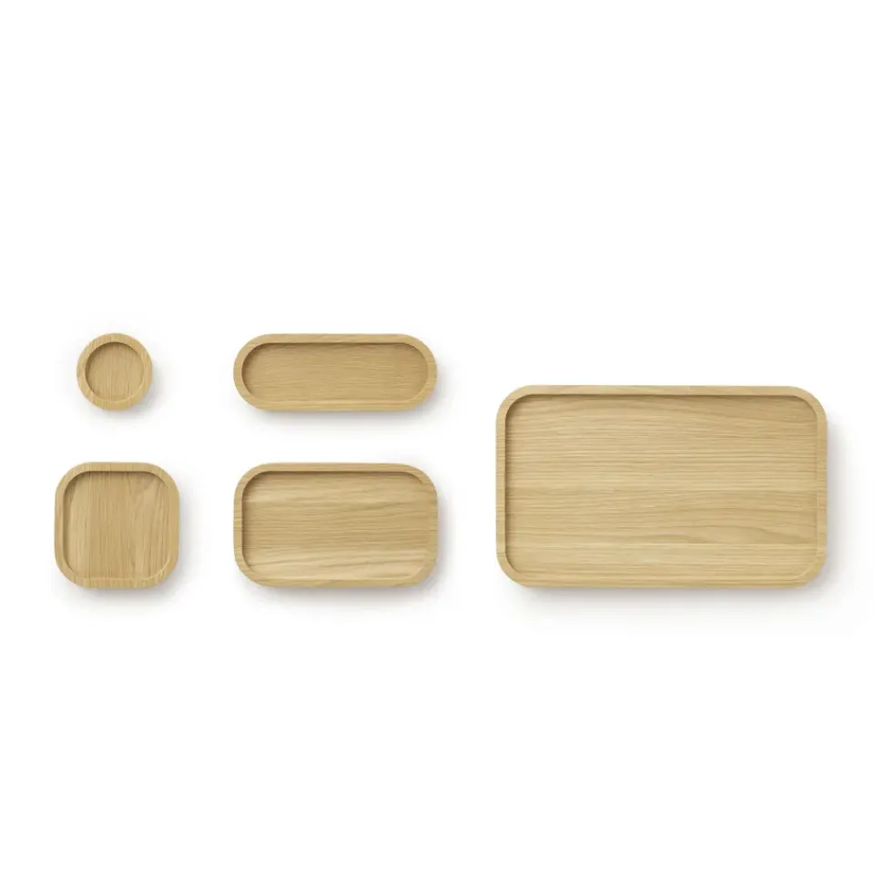 Hot Normann Copenhagen Bandeja Astro, 32 x 20 cm Marrón
