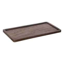 Hot ERNST Bandeja de madera 15x30 cm, oscuro Marrón