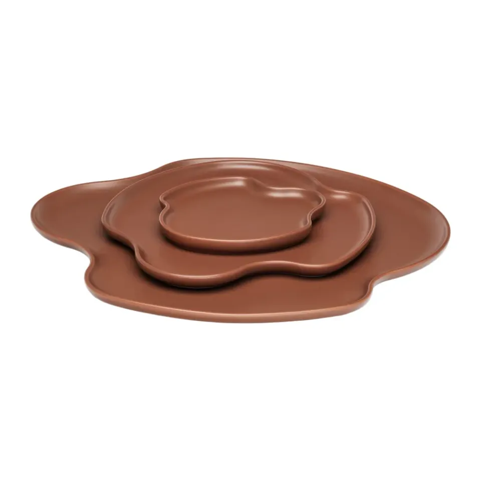Sale Iittala Bandeja decorativa Aalto, Fuego, 35 cm Marrón