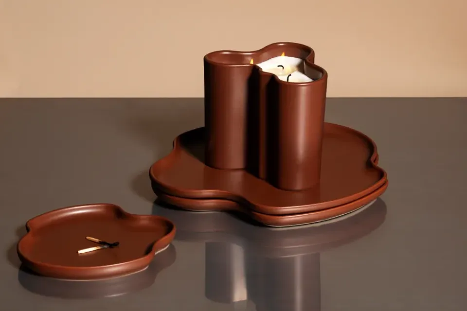 Discount Iittala Bandeja decorativa Aalto, Fuego, 15 cm Marrón