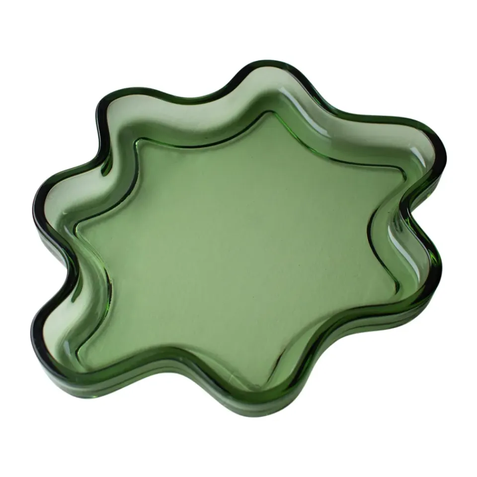 Online DBKD Bandeja decorativa Filter, Green, Ø22×2 cm Verde
