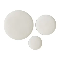 Online 101 Copenhagen Bandeja decorativa Iwa, Abedul, Ø20 Blanco