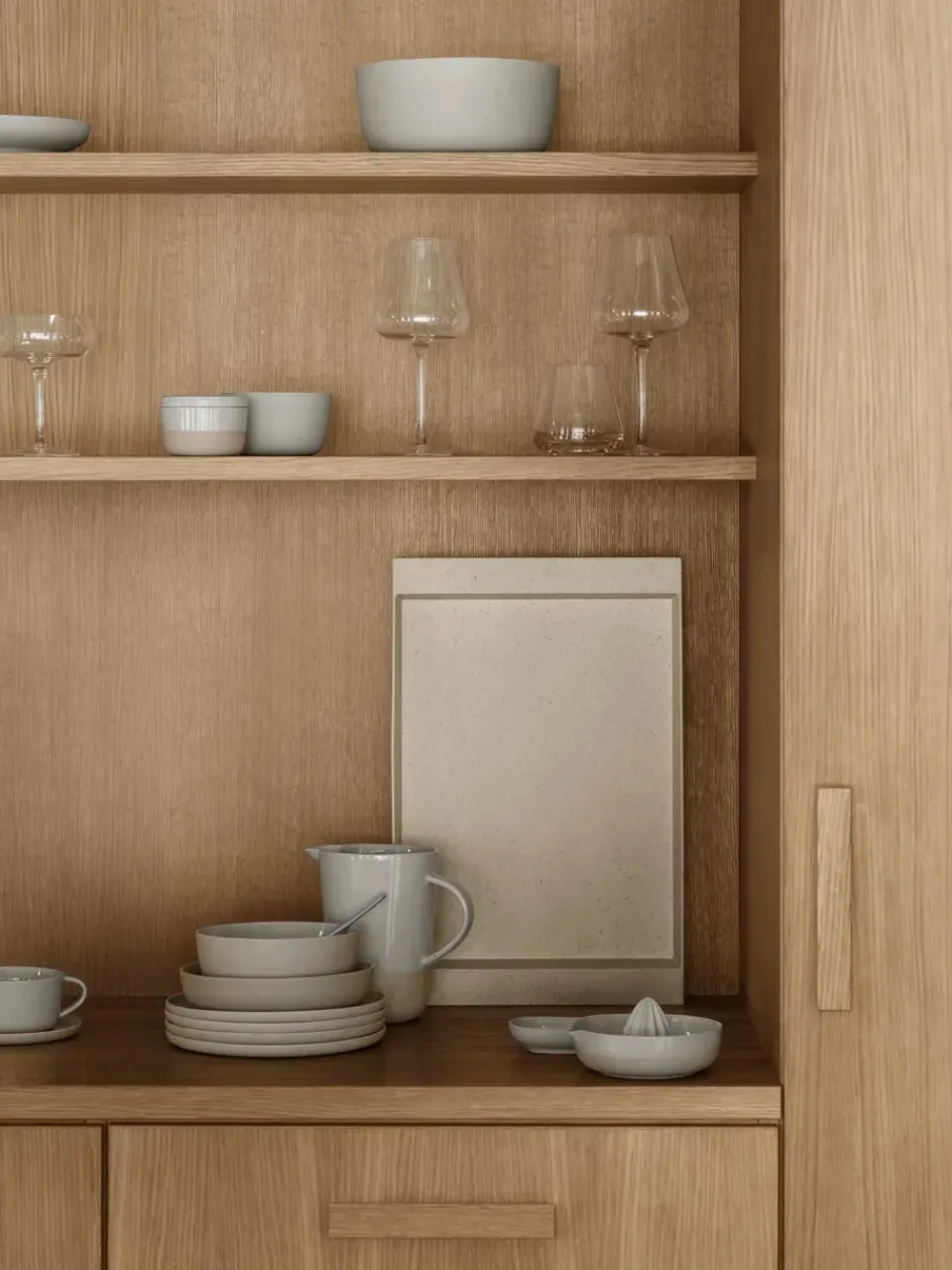 Hot Blomus Bandeja decorativa Kankyo 30x46 cm, Moonbeam Beige