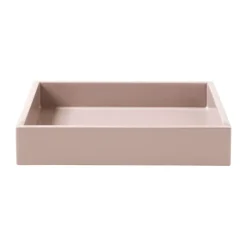 Sale Mojoo Bandeja decorativa lacada Lux 19x19x3,5 cm, Powder rose Rosa