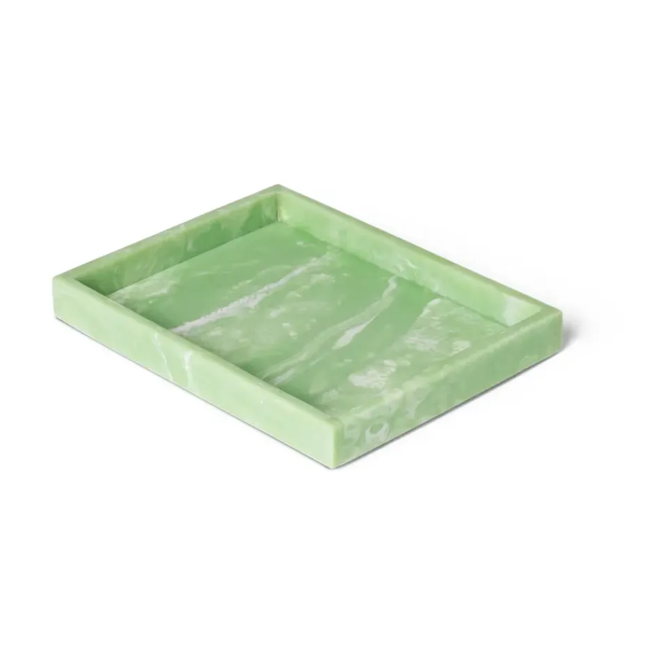 Ferm Living Bandeja decorativa Mist 15x20 cm, Seafoam Verde