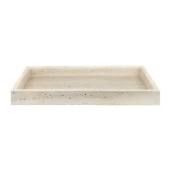 Online Mette Ditmer Bandeja decorativa Travertine 30x40 cm, Linen Beige