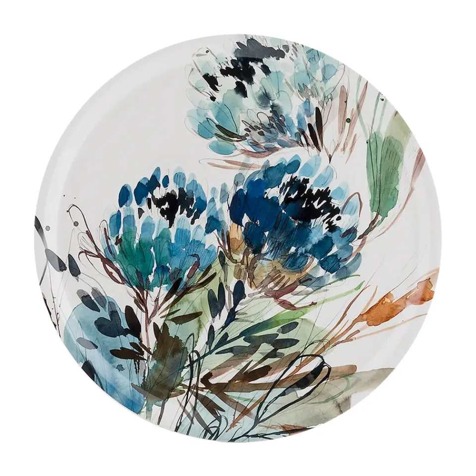 Online Åry Home Bandeja Dusk & Dew redonda, Ø38 cm Azul