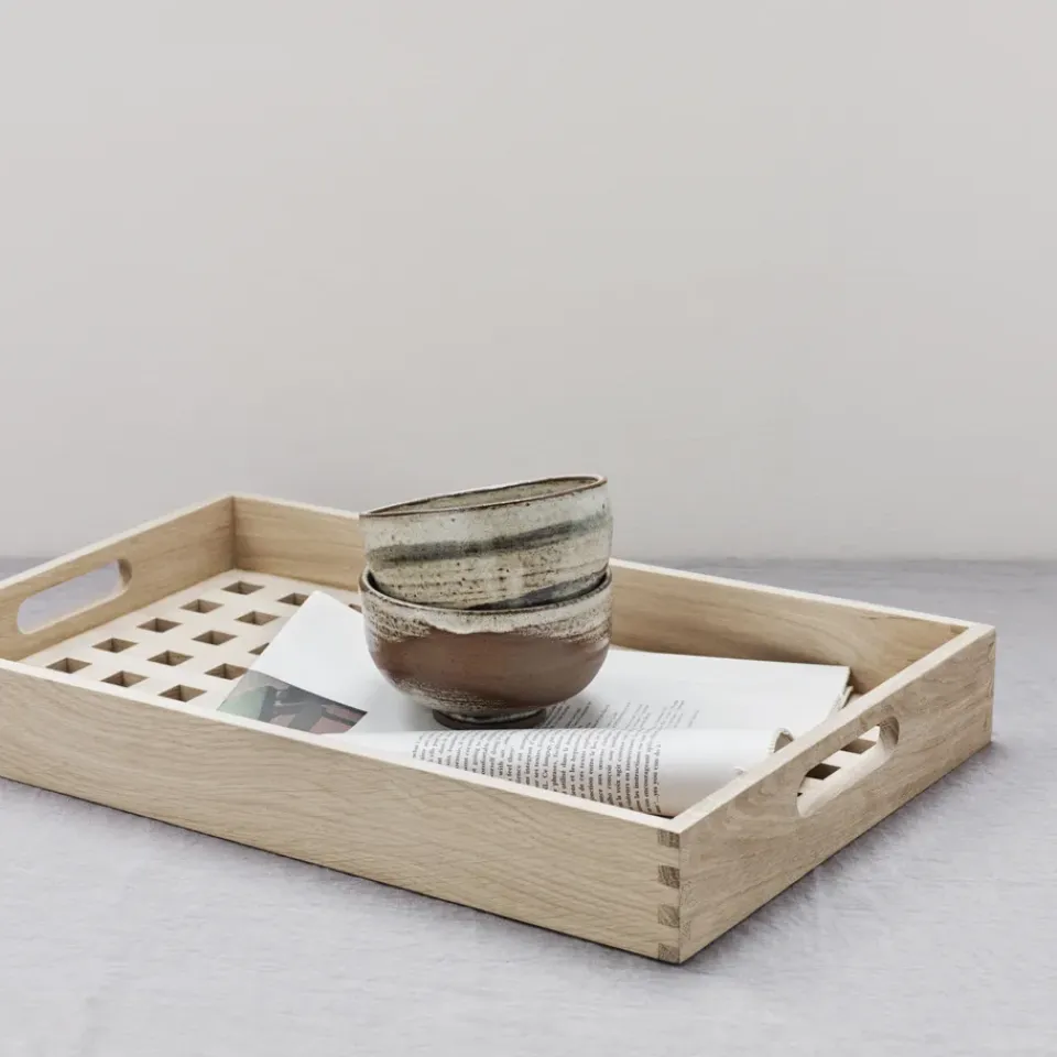 Sale Fritz Hansen Bandeja Fionia 32x48 cm, roble Beige