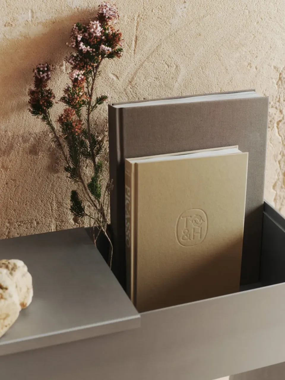 Hot Ferm Living Bandeja grande Lager para plantbox 26x26 cm, Aluminio Plateado