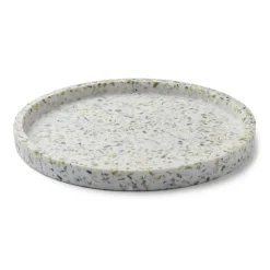 Clearance Humdakin Bandeja Terrazzo redonda Ø20 cm, Green-white VerdeBlanco