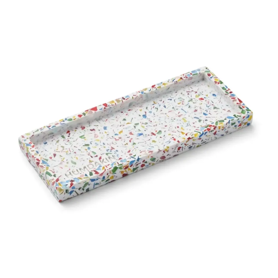 Clearance Humdakin Bandeja Terrazzo 10x25 cm, Rainbow BlancoMulti