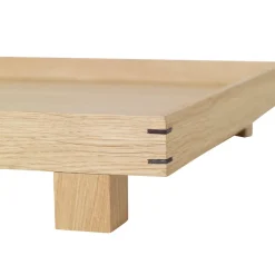 Discount Ferm Living Bandeja madera Bon large, Roble Marrón