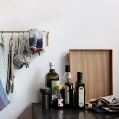 Discount Ferm Living Bandeja madera Bon large, Roble Marrón