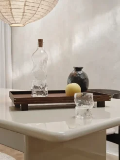 Sale Ferm Living Bandeja madera Bon large, Smoked oak Marrón