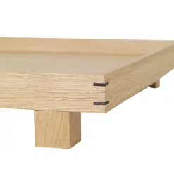 Hot Ferm Living Bandeja madera Bon small, Roble Marrón