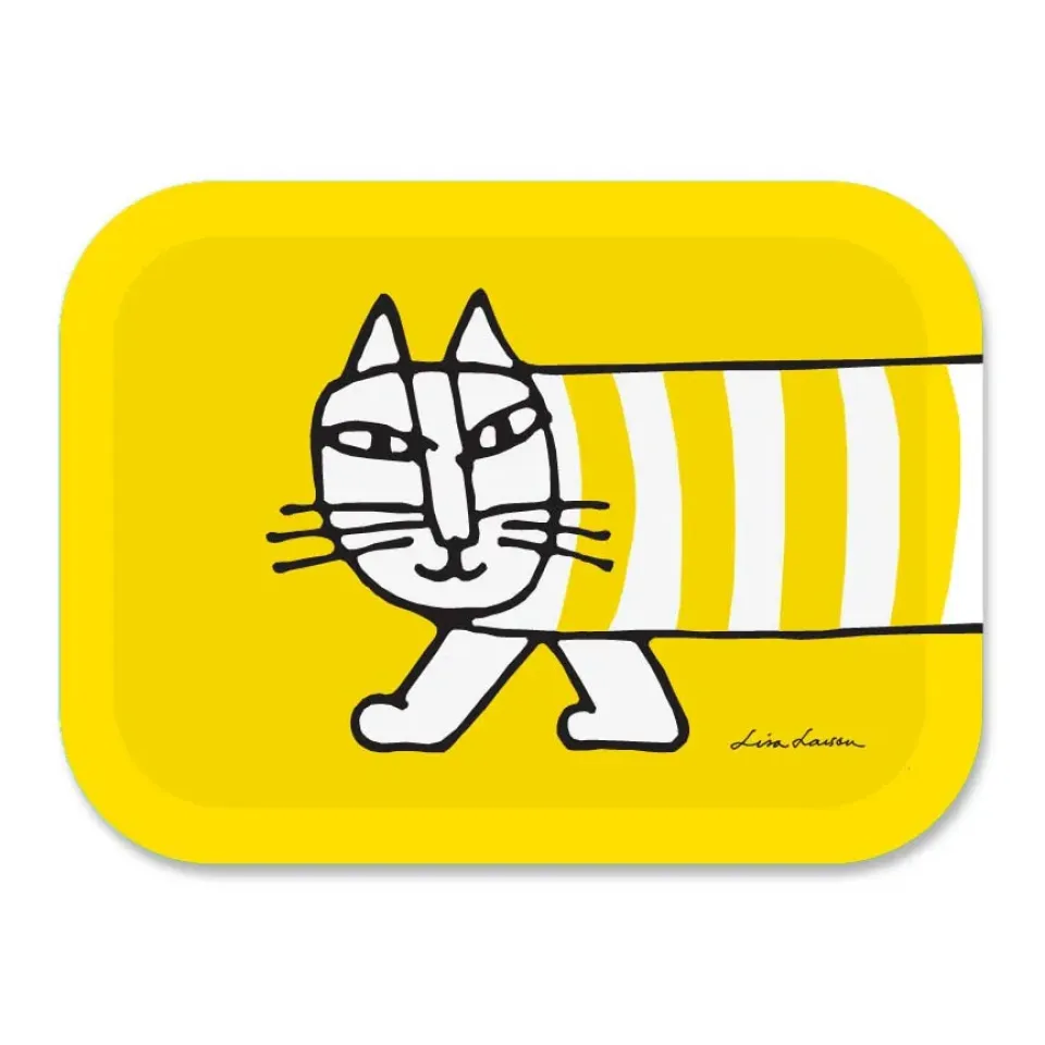 Online Opto Design Bandeja Mikey 27x20 cm, Amarillo