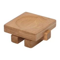 Best Ferm Living Bandeja Moku, Roble sin tratar, 7×8 cm Beige
