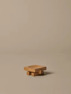 Best Ferm Living Bandeja Moku, Roble sin tratar, 7×8 cm Beige