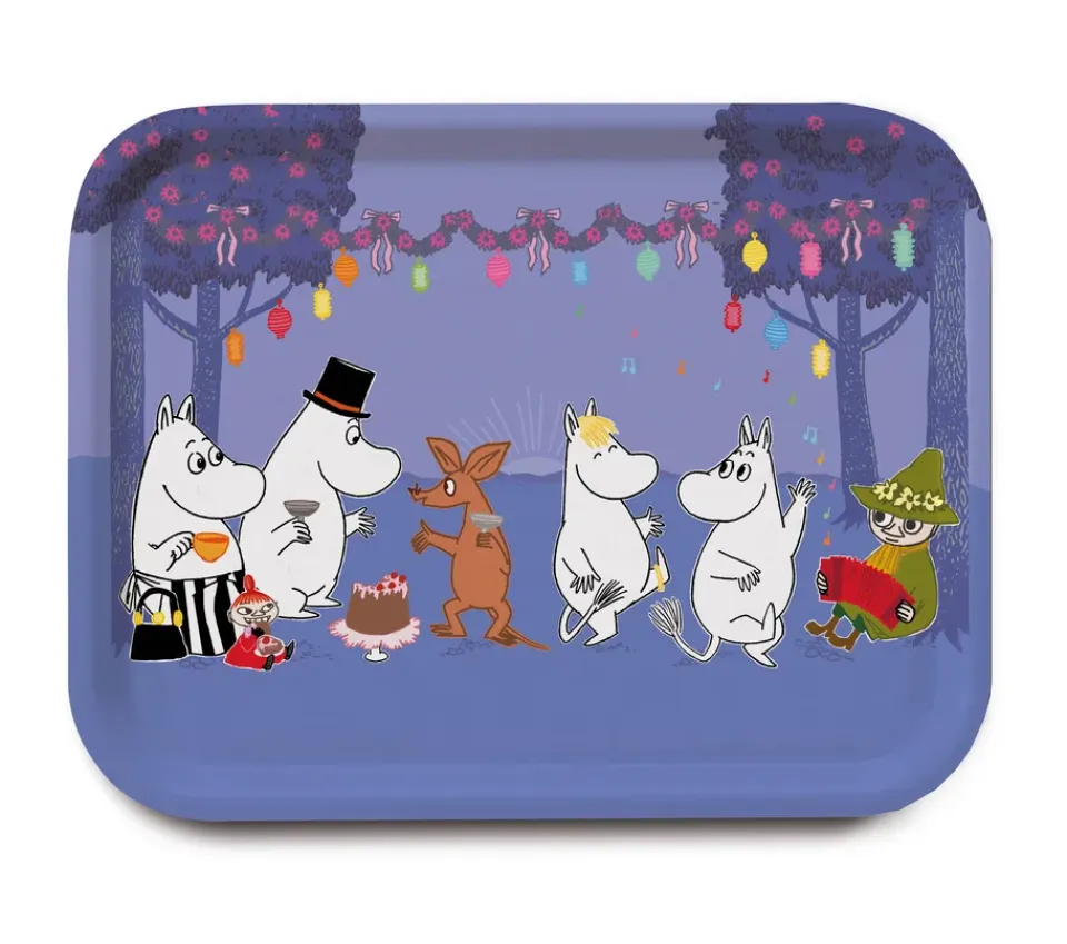 Sale Opto Design Bandeja Moomin Dancing, Azul