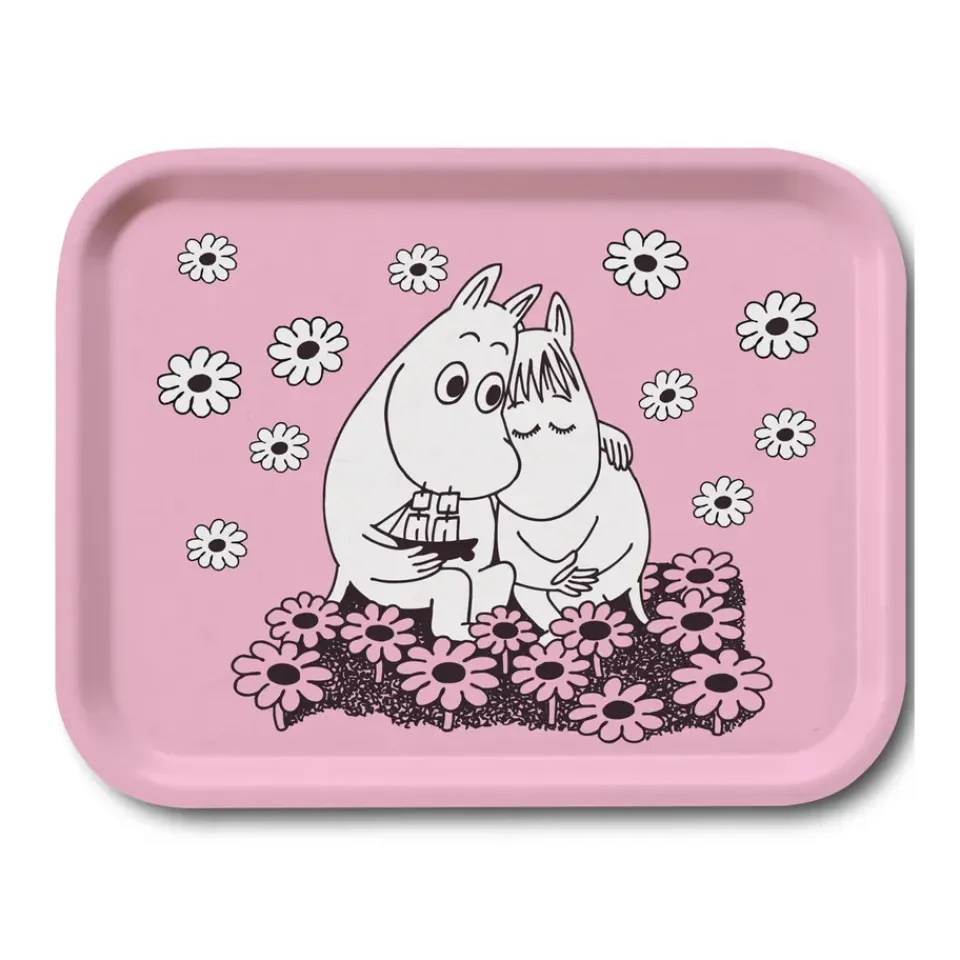 New Opto Design Bandeja Moomin Love, 27 x 20 cm Rosa