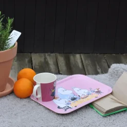 New Opto Design Bandeja Moomin Teaparty, Rosa