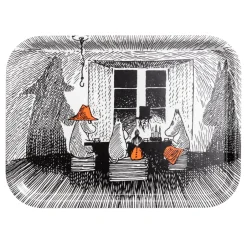 Online Opto Design Bandeja Moomin Together, 27x20 cm Negro