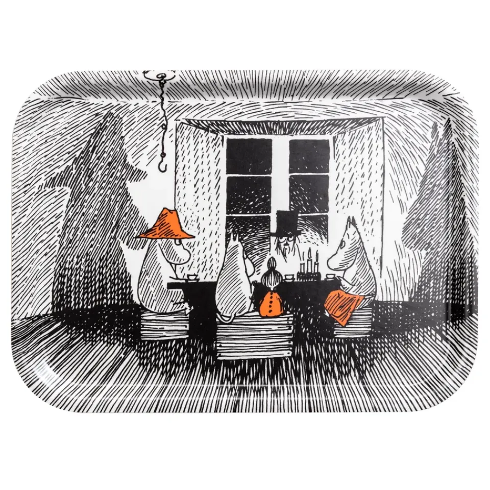 Online Opto Design Bandeja Moomin Together, 27x20 cm Negro