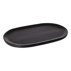 Outlet ERNST Bandeja ovalada 25x40 cm, Negro