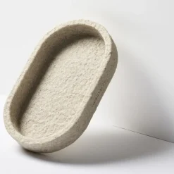 Discount Humdakin Bandeja ovalada Sandstone 15x25 cm, Natural Beige