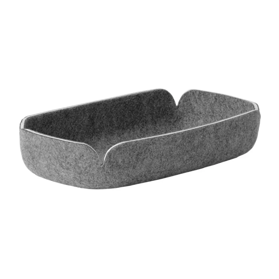 Sale Muuto Bandeja Restore 15,5x28 cm, Grey mélange Gris