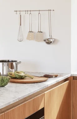 Sale Eva Solo Barra de cocina Eva Trio con 6 ganchos en S, Polished steel Plateado