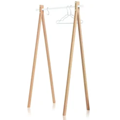 Nomess Copenhagen Barra para ropa Dress-Up 90, blanco-naturaleza Color dorado