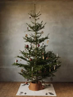 Ferm Living Base de árbol Oak 120x120cm, Natural Beige