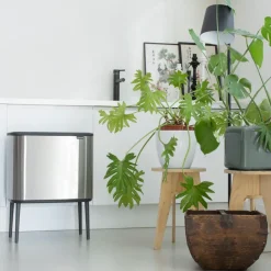 Hot Brabantia Bo Touch Bin 36 L, acero inoxidable mate Plateado