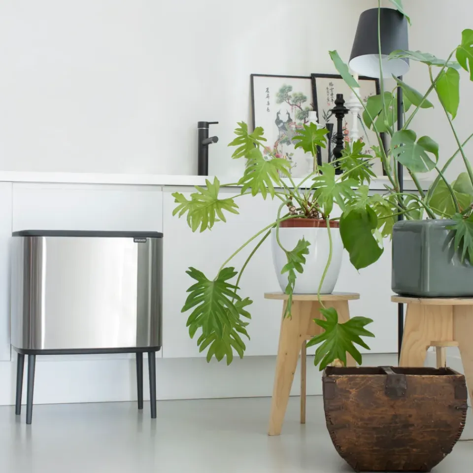 Hot Brabantia Bo Touch Bin 36 L, acero inoxidable mate Plateado