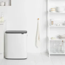 Sale Brabantia Bo touch bin 60 L, Blanco