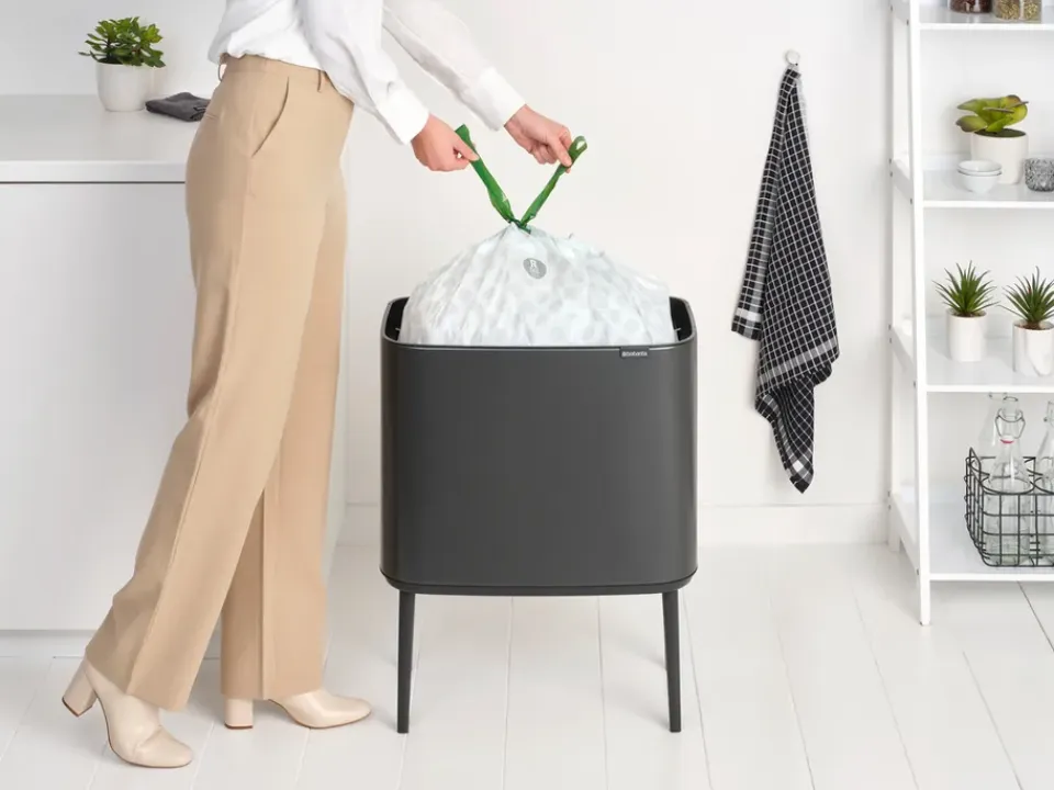 Best Brabantia Bo Touch Bin 36 L, Confident Grey Gris