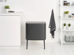 Hot Brabantia Bo Touch Bin 11+23 L, Confident Grey Gris